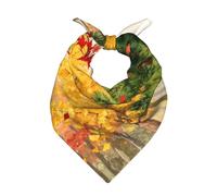 CNTDBU Pine Fall Silky Bandana 22x22-multifunzionale sciarpa quadrata per donne uomini sciarpa per capelli avvolgere il collo sciarpa