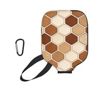 CNTDBU Python Scale Geo Pickleball Paddle Cover-Neoprene Paddle Case con Mesh Pocket Moschettone per Borsa Palestra
