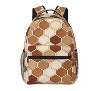 CNTDBU Python Scale Geo, zaino casual leggero per adulti, grande capacità, zaino da viaggio con cinghie imbottite, borsa per pendolari resistente all'acqua