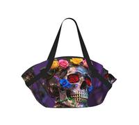 CNTDBU Romance until death - Coperta da picnic 2 in 1, pieghevole, impermeabile, tappetino rotondo per spiaggia, parco, borsa da campeggio portatile con tasche portaoggetti per avventure all'aperto