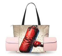 CNTDBU Sacco da boxe Swing da donna, grande borsa da palestra con supporto per tappetino da yoga, borsa a tracolla leggera per allenamento, viaggi, spiaggia
