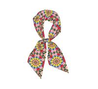CNTDBU Sciarpa di seta-raso Wrap per donna borsa collo capelli
