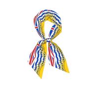CNTDBU Sciarpa di seta-raso Wrap per donna borsa collo capelli