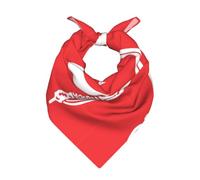 CNTDBU Sciarpa quadrata in raso con bandiera di Aceh Sultanato, 55 x 56 cm, morbida bandana per capelli per donne e uomini, sciarpa leggera per il collo da viaggio