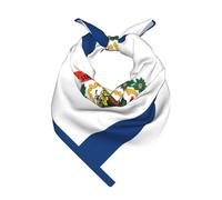 CNTDBU Sciarpa quadrata in raso multiuso con bandiera del West Virginia, 55 x 55 cm, bandana per donne e uomini, morbida sciarpa per capelli, per acconciare, sciarpa per il collo, fascia per capelli