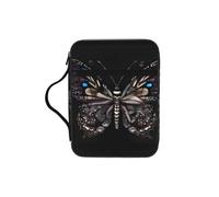 CNTDBU Science Butterfly Bibbia Study Tote Bag con manici, organizer resistente all'acqua per viaggi in chiesa, portapenne, tablet tascabile