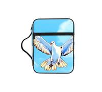 CNTDBU Seagulls In Flight Bible Study Tote Bag con manici, organizer resistente all'acqua per viaggi in chiesa, portapenne, tasca per tablet, diario