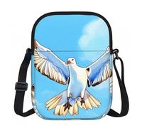 CNTDBU Seagulls in flight Piccola borsa a tracolla - Borsa leggera con cerniera da donna, borsa a tracolla casual impermeabile per portafoglio da viaggio per telefono