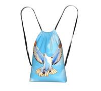 CNTDBU Seagulls in flight Zaino pieghevole con coulisse, leggero, ripiegabile, riutilizzabile, per viaggi, zaino compatto per campeggio, palestra