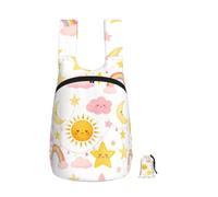 CNTDBU Sky Party - Zaino pieghevole da 16 l, leggero, da viaggio, impermeabile, con cerniera, per uomo e donna