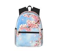 CNTDBU Spring Cherry Bloom Zaino leggero per donne e uomini-zaino casual per viaggi, lavoro, borsa per laptop per spostamenti quotidiani