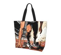 CNTDBU Sprint Start Burst - Borsa larga da donna, leggera, impermeabile, riutilizzabile, con tasca interna, per lavoro, viaggi