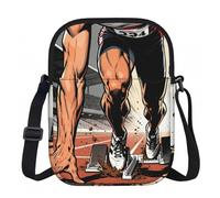 CNTDBU Sprint Start Burst Piccola borsa a tracolla - Borsa leggera con zip da donna, borsa a tracolla casual impermeabile per portafoglio da viaggio per telefono