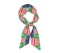 CNTDBU Statue Liberty - Tre sciarpe da donna, sciarpa in raso lunga a striscia leggera, accessorio per capelli chic regalo