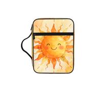 CNTDBU Sunflower Sun Bible Study Tote Bag con manici, organizer impermeabile per viaggi in chiesa, portapenne, tablet, diario