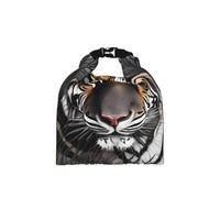CNTDBU Tiger at Rest - Borsa termica per il pranzo, con chiusura a rullo, con dimensioni regolabili, a prova di perdite, per uso quotidiano