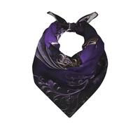 CNTDBU Vine Bat - Sciarpa quadrata in raso, 55 x 56 cm, morbida bandana per capelli per donne e uomini, sciarpa leggera per il collo da viaggio