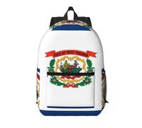 CNTDBU West Virginia State Flag - Zaino da viaggio leggero con tasche da 43 cm
