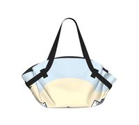 CNTDBU White Snowy Mountains - Coperta da picnic 2 in 1, pieghevole, impermeabile, tappetino rotondo per spiaggia, parco, borsa da campeggio portatile con tasche portaoggetti per avventure all'aperto