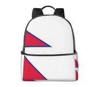 CNTDBU Zaino da viaggio leggero con bandiera del Nepal, con custodia per laptop