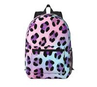 CNTDBU Zaino da viaggio leggero con tasche e stampa leopardata, 43,2 cm