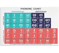 CNTUSRXT English Pronunciation Guide Using IPA Symbols Stress Marks and Connected Speech Reference Chart(Framed,12x18inch(30x45cm))