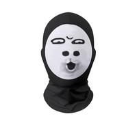 CNWEUFT Maschera integrale 3D divertente in rete elastica, per uomo e donna, per cosplay, passamontagna, cappello