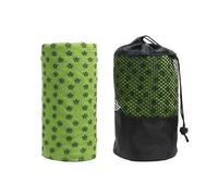 CNYUON 1 pz. Asciugamano antiscivolo for yoga, tappetino for pilates, coperta for, assorbente for il sudore, portatile, for fitness e meditazione, da viaggio for allenamento sportivo(Green)