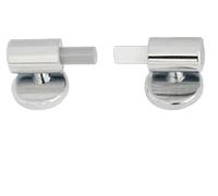 CNYUON 2 Pezzi Cerniere for WC con Chiusura Ammortizzata for Sedile for Coperchio Moderne Connettore di Fissaggio Accessori for Bagno