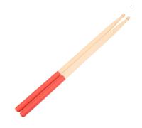 CNYUON Bacchette per Batteria 1pair Non-Slip Drumsticks,Maple Wood Lightweight Drum Sticks Children's Drum Hammer Percussion Instruments Accessories per Batteria(5A Red)