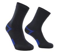 CNYUON Men Waterproof Hiking Socks Breathable Moisture Wicking Outdoor Athletic Hiking Wading Trail Running Skiing Warm Winter Socks Per Uomo(Blue,M (EU39-42))