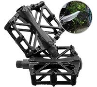 CO 1 Paio Pedali per Bicicletta Ultraleggeri in Alluminio ， Antiscivolo e durevoli ped Pedali Piatti da 9/16"Antiscivolo per Ciclismo su Strada. (5 Colori)