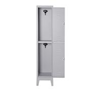CO.AR.ME MU3633 Armadio Multiplo, 2 Posti, Grigio, Ral 7035