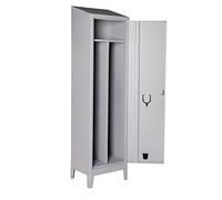 CO.AR.ME TETSP2 Armadio Sporco/Pulito Tetto Inclinato, 1 Posto, Grigio