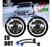 CO LIGHT 2pcs 7 Inch Led Driving Light 50W 30W H4 H13 LED Kit faro per Auto Auto per Lada Led lampadine per lampade a testa anabbaglianti e abbaglianti