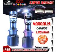 CO LIGHT 40000LM H4 H7 Led Canbus Lente del proiettore H11 9005 HB3 9006 HB4 Mini Lente del proiettore Auto Car Light H7 6000K Lampada fendinebbia 12V Y12 Pro LHD