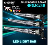 CO LIGHT 52" 12V 24V fuoristrada ha condotto il fascio combinato dell'inondazione del punto della barra luminosa 110000 Barra luminosa da lavoro a LED LM a 2 file per SUV per camion 4WD per auto 32Str