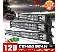 CO LIGHT 52" 12V 24V fuoristrada ha condotto il fascio combinato dell'inondazione del punto della barra luminosa 110000 Barra luminosa da lavoro a LED LM a 2 file per SUV per camion 4WD per auto 22Str