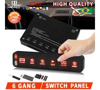 CO LIGHT 6 Gang Switch Panel Maxswitch LED Switch Panel Universal Slim Touch Panel automatico per Offroad Car Truck Boat ATV UTV 6 Gang Switch Panel