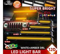 CO LIGHT ECE R112 R10 R7 Barra luminosa a LED da 32" Faretto di inondazione a fila singola Fascio combinato DRL Luci fuoristrada per camion ATV UTV Pickup per barche 10 One Row with Wire
