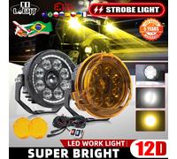 CO LUCE Accessori Moto Barra luminosa da lavoro a LED da 5 pollici Fendinebbia Luci ausiliarie a LED Stroboscopiche per camion ATV 4x4 Dirt Bike SUV