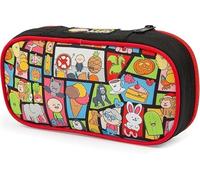 CO-MA Astuccio Scuola Compatibile con Pera Toons Ovale Portapenne Vuoto 22x9x5 cm + Omaggio Penna Invisibile