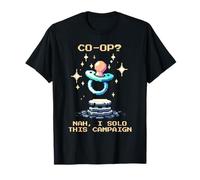 Co-Op? Nah, I Solo Questa Campagna Retro Gamer Design Maglietta