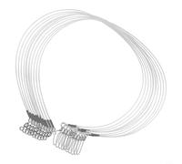 Co-polimero Pesca Leader Wire 12pcs Resistente all'abrasione | Invisibile sott'acqua, riduce l'abbagliamento, non spaventa i pesci, ideale per acqua limpida, acqua salata e acqua dolce