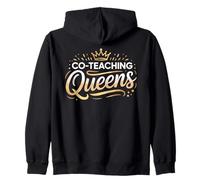 Co Teaching Queens, Maglietta Perfetta per educatori Felpa con Cappuccio