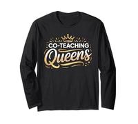 Co Teaching Queens, Maglietta Perfetta per educatori Maglia a Manica