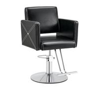 CO-Z Poltrona da Parrucchiere Sedia da Barbiere Classico con Girevole a 360° Altezza Regolabile 15 cm e Pompa Idraulica, Base in Acciaio Capacità 200 kg per Parrucchiere Salone di Bellezza Tatuaggi