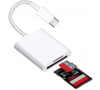 Co2 Adattatore iPhone, USB C a Micro SD/TF Adattatore USB C maschio - Micro SD/TF femmina Cavo compatibile con iPhone 16, 15, Pro, Max, Plus, MacBook, iPad Pro, Samsung
