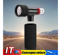CO2 Bicycle Pump Schrader & Valve Portable Bike Tire Inflator (Black) IT
