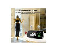 Co2 Mon Detector[metal Case] 4-in-1 Indoor with Co2 Temperature Humidity Meter Co2 D